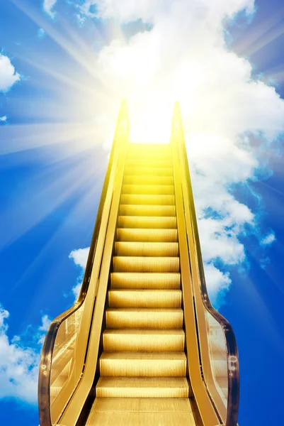 Golden ladder — Stock Photo, Image