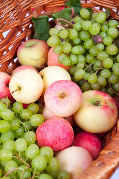 苹果和葡萄 — 图库照片