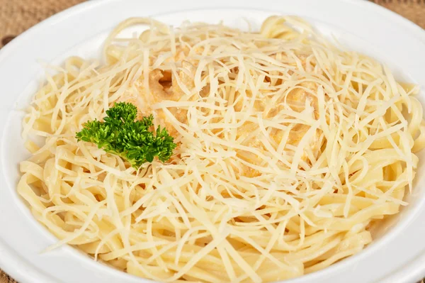 Pasta carbonara — Stockfoto