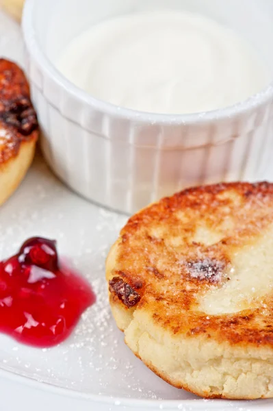 Cheese pancakes — Stock Photo, Image