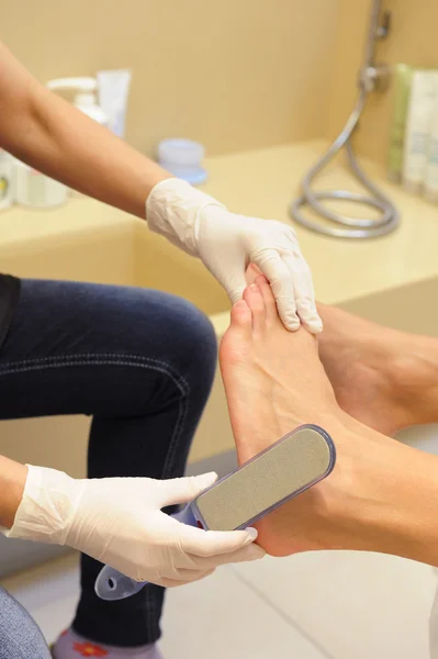 Pedicure profissional — Fotografia de Stock