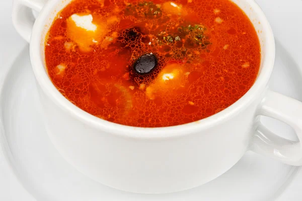 Zuppa di Solyanka — Foto Stock