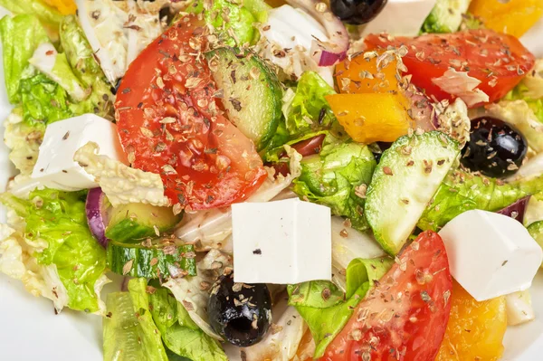 Greek salad — Stock Photo, Image