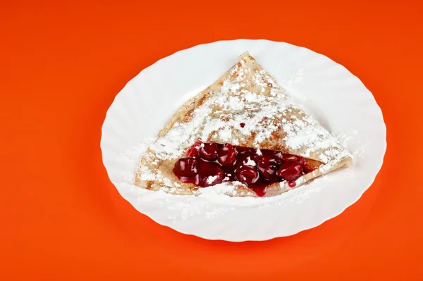 Tortitas con cerezas —  Fotos de Stock