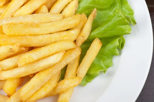 Gyllene potatis pommes frites — Stockfoto