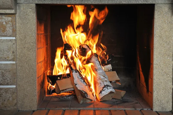 Fireplace — Stock Photo, Image