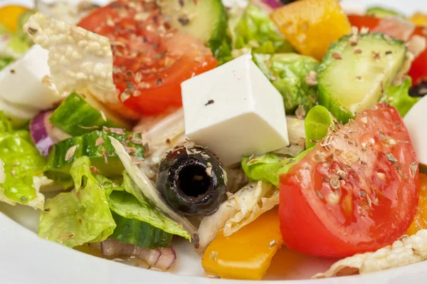 Greek salad — Stock Photo, Image