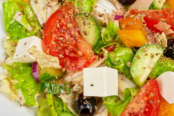 Griechischer Salat — Stockfoto