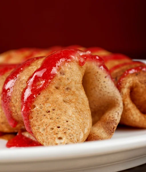 Pancakes with cottage cheese — Stock Photo, Image