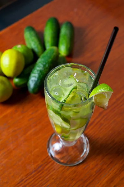 Cucumber lemonade — Stock Photo, Image