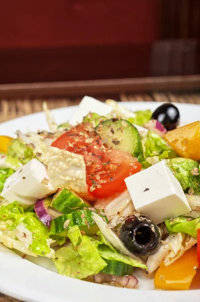 Greek salad — Stock Photo, Image