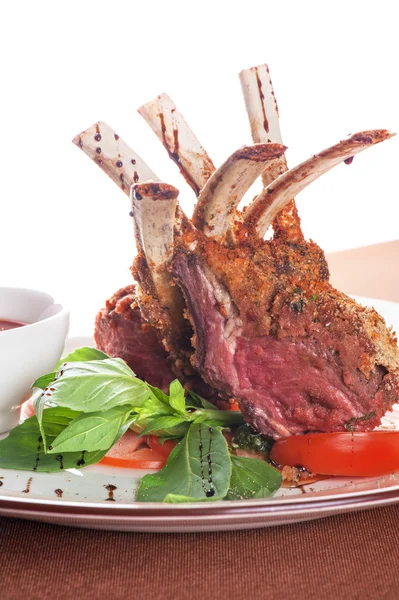 Roasted lamb rib — Stock Photo, Image