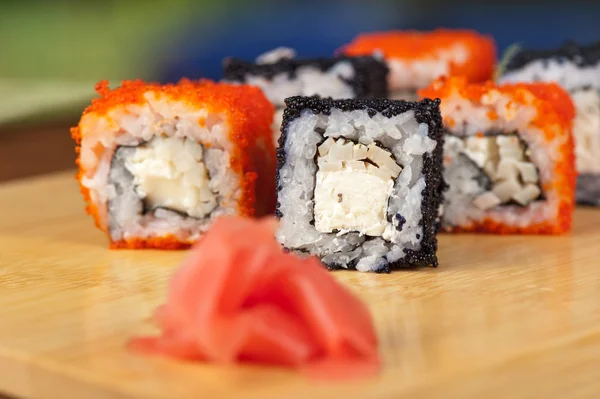 Rouleaux de sushi Tobico — Photo