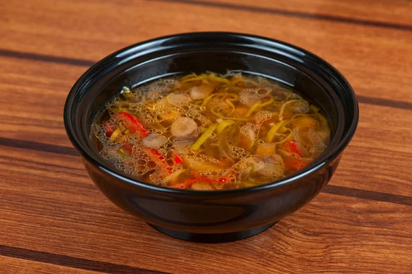 Frische Gemüsesuppe — Stockfoto