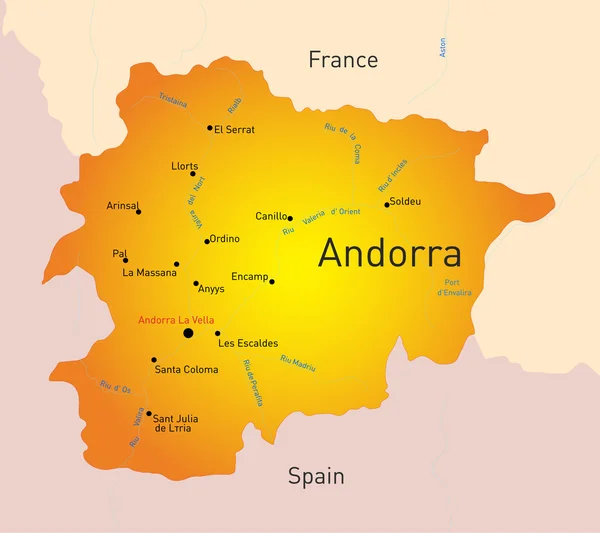 Andorra — Stock vektor