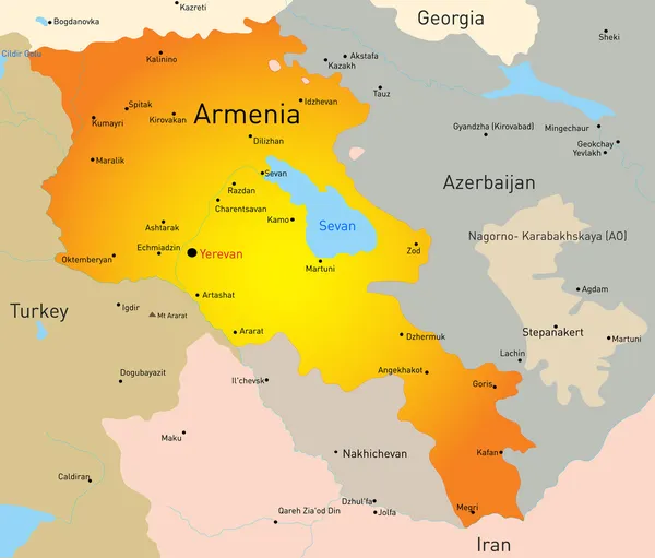 Armenië — Stockvector