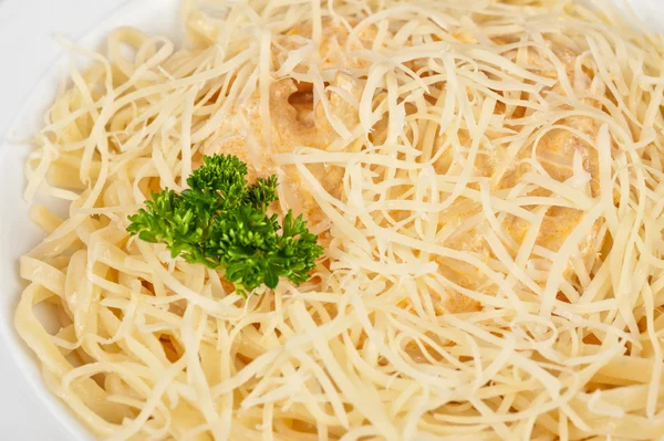 Pasta carbonara — Stock Photo, Image