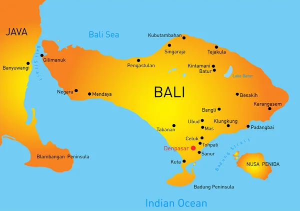 Pays de Bali — Image vectorielle