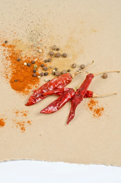 Peppers spices — Stock Photo, Image