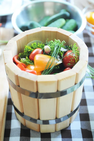 Preserving tomatoes — Stock Photo, Image