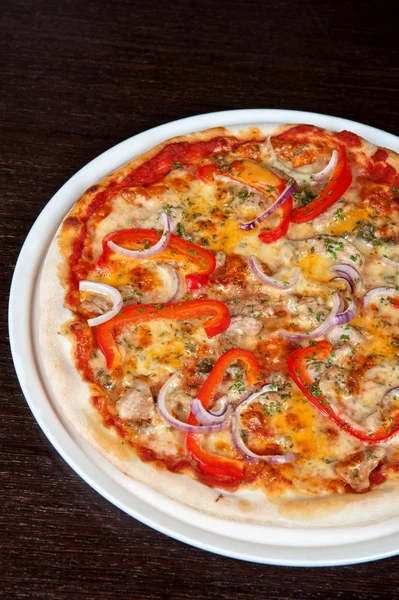 Pizza de carne — Foto de Stock