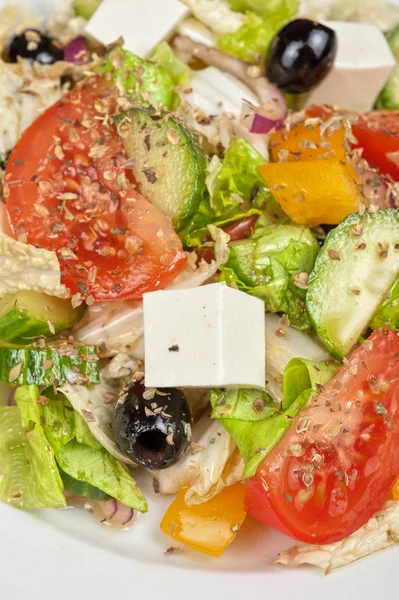 Griechischer Salat — Stockfoto