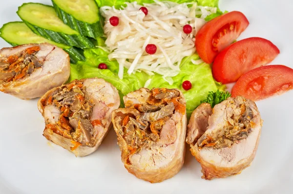 Chicken rolls — Stock Photo, Image