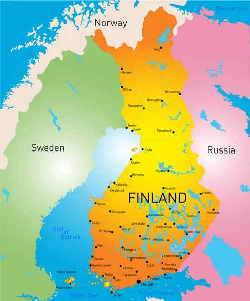 Finlandia — Archivo Imágenes Vectoriales