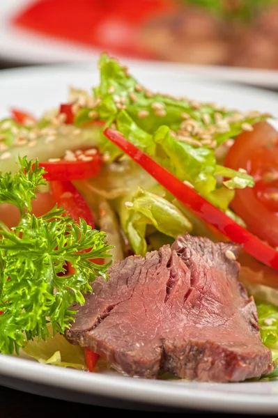 Nötkött sallad — Stockfoto