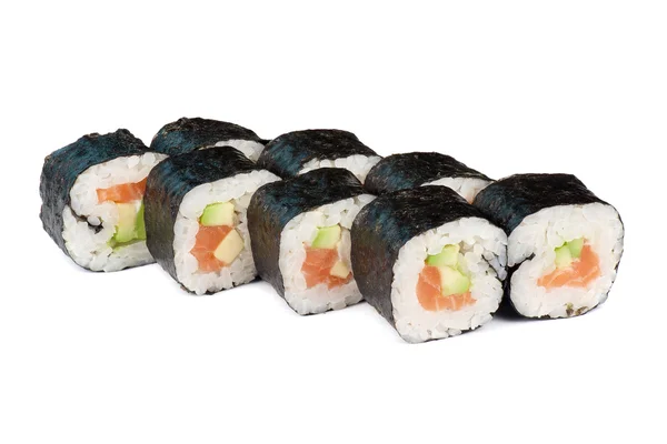 Rotoli di maki freschi di sushi — Foto Stock