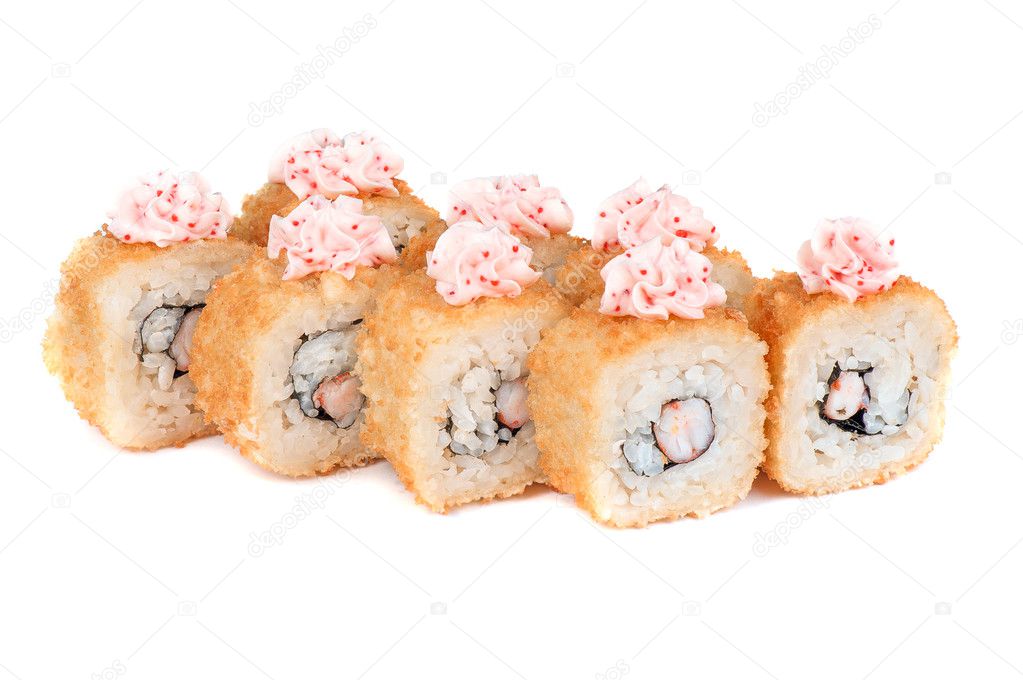 Roasted sushi rolls