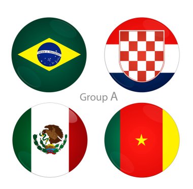 Grup a - Brezilya, croacia, Meksika, Kamerun