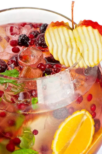 Berries and fruit cocktail — Stock Photo, Image