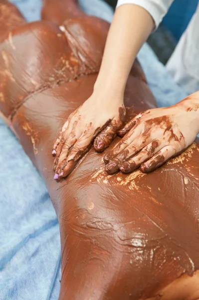 巧克力面膜 — 图库照片