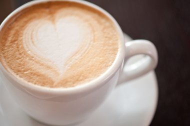 kahve kalp şekli