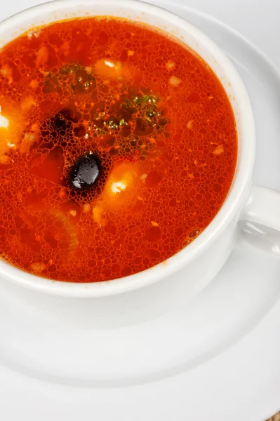 Zuppa di Solyanka — Foto Stock