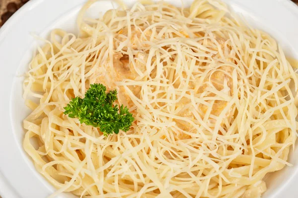 Pasta carbonara — Stock Photo, Image