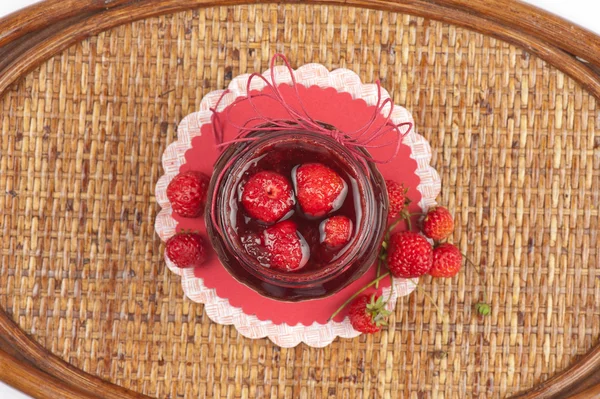 Strawberry jam — Stock Photo, Image