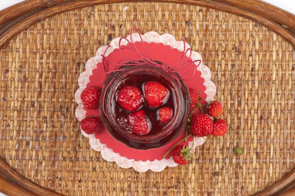 Strawberry jam — Stock Photo, Image