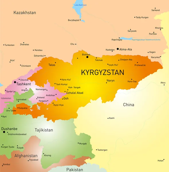 Kirghizistan — Image vectorielle