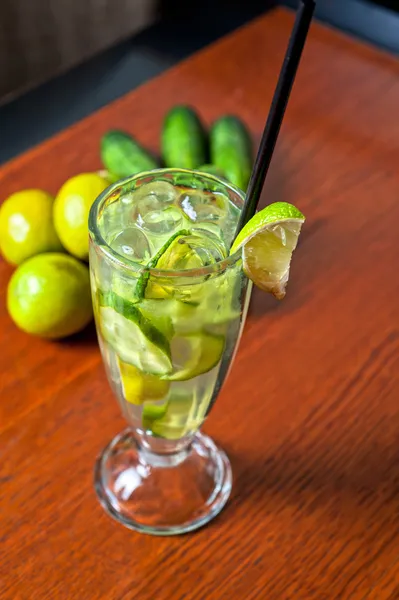 Cucumber lemonade — Stock Photo, Image