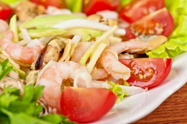 Seafood salad — Stock Photo, Image