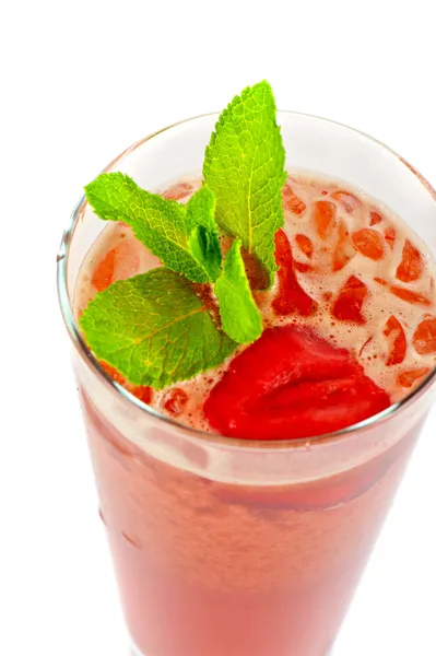 Strawberry cold tea — Stock Photo, Image