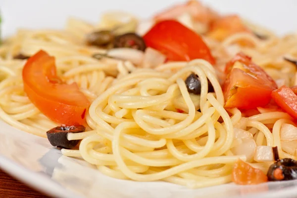 Pasta with vegetable — Stock Photo, Image