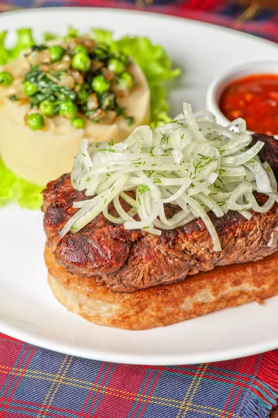 Gurmánský steak maso — Stock fotografie