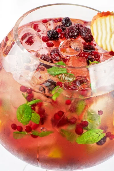 Berries and fruit cocktail — Stock Photo, Image