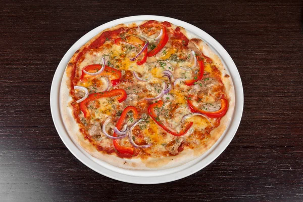 肉披萨 — 图库照片