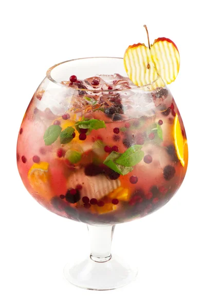 Berries and fruit cocktail — Stock Photo, Image