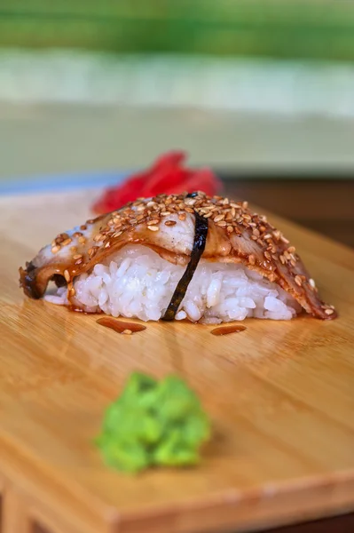 Sushi unagi — Zdjęcie stockowe