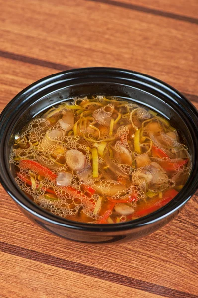 Fresh vegetable soup — Stock Photo, Image